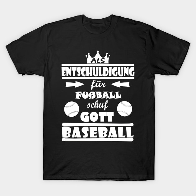 Baseball Baseballschläger Base Baseman Runner T-Shirt by FindYourFavouriteDesign